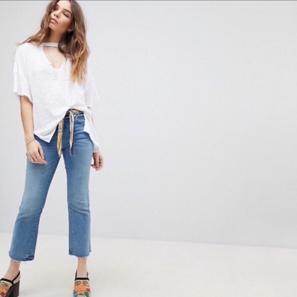 FREE PEOPLE Jordan Tee White NWT - Picture 3 of 4